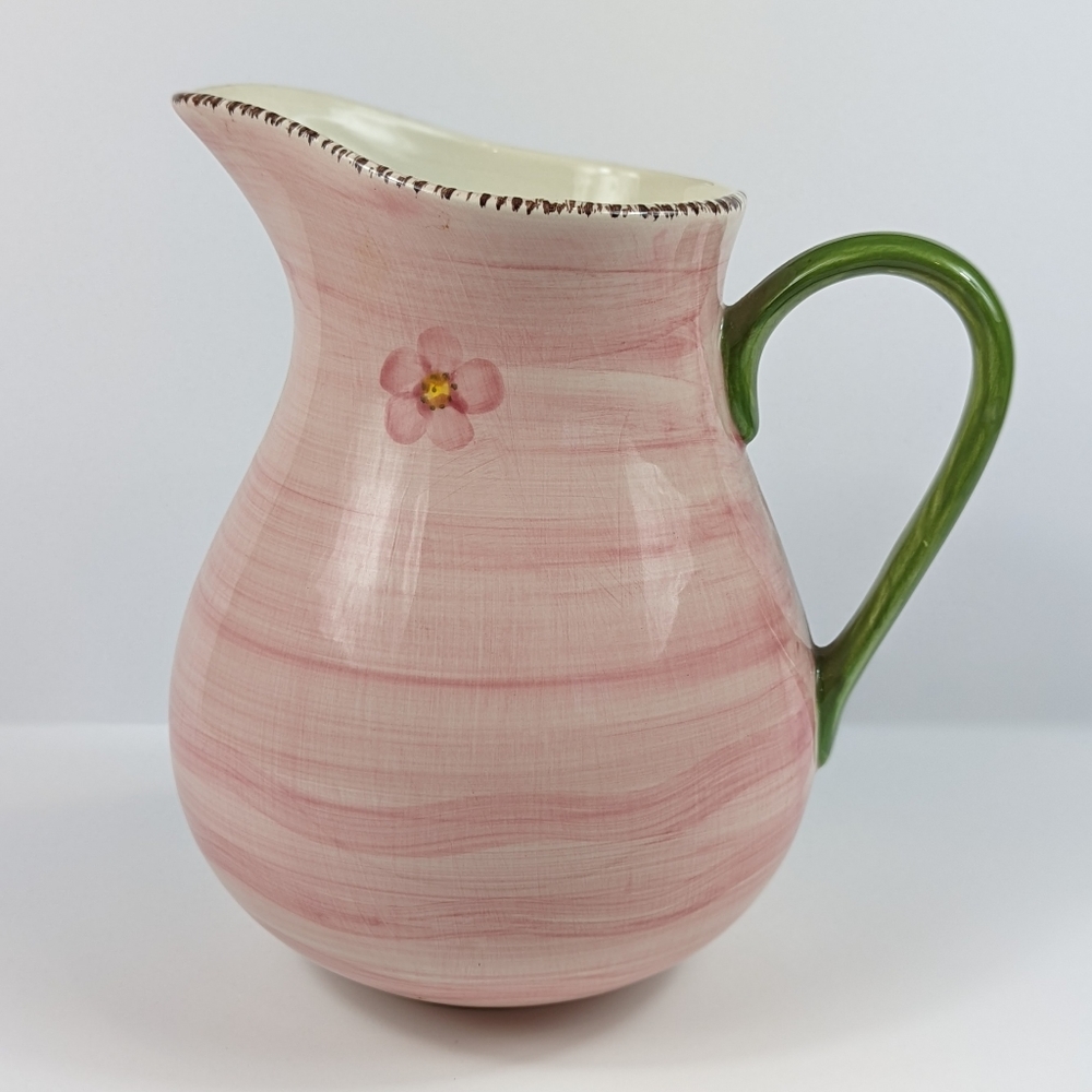 Franciscan Flora Earthenware Pitcher Wedgewood Group Excellent